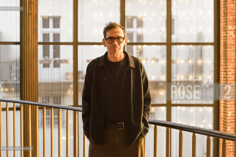 Turin October 10, 2026..Nicola Lagioia—Italian writer, radio host, and director of the Turin International Book Fair from 2017 to 2023—photographed in the foyer of the Teatro Regio in Turin during the Portici di Carta event/Nicola Lagioia scrittore, conduttore radiofonico italiano, direttore del Salone internazionale del libro di Torino dal 2017 al 2023, fotografato a Torino nel Foyer del Regio durante Portici di Carta. ©Rino Bianchi/Rosebud2