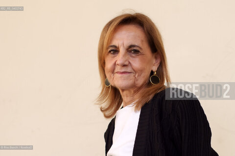 Turin October 10, 2026..Milena Palminteri, originally from Palermo, lives in Salerno—where she spent her career working as a curator in notarial archives—and is pictured here in Turin at the Teatro Regio/Milena Palminteri palermitana di origine, vive a Salerno dove ha lavorato per tutta la vita come conservatore negli archivi notarili, fotografata a Torino negli spazi del Teatro Regio. ©Rino Bianchi/Rosebud2