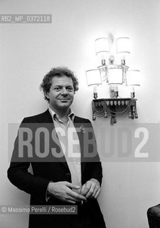 Franco Maria Ricci, editore, ritratto 1983, Roma, Italia / Franco Maria Ricci, editor, potrait 1983, Rome, Italy. ©Massimo Perelli/Rosebud2