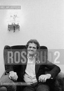 Franco Maria Ricci, editore, ritratto 1983, Roma, Italia / Franco Maria Ricci, editor, potrait 1983, Rome, Italy. ©Massimo Perelli/Rosebud2