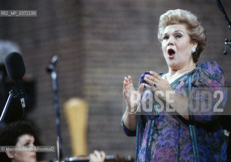 Marylin Horne, cantante soprano, lirica, ritratto 1990, Roma, Italia / Marylin Horne,  singer soprano, lirica, potrait 1990, Rome Italy. ©Massimo Perelli/Rosebud2