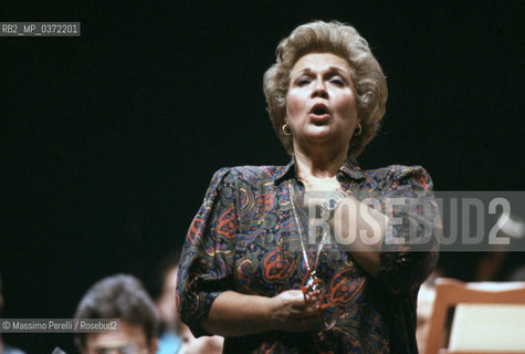 Marylin Horne, cantante soprano, lirica, ritratto 1990, Roma, Italia / Marylin Horne,  singer soprano, lirica, potrait 1990, Rome Italy. ©Massimo Perelli/Rosebud2