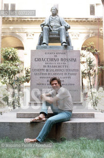 Samuel Ramey, cantante tenore, lirica, ritratto 1984, Pesaro, Italia / Samuel Ramey, tenor singer, lirica,  potrait 1984, Pesaro, Italy. ©Massimo Perelli/Rosebud2