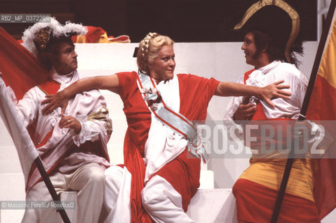 Lucia Valentini Terrani, cantante soprano, lirica, ritratto 1984, Pesaro, Italia / Lucia Valentini Terrani, soprano singer, lirica, potrait 1984, Pesaro, Italy. ©Massimo Perelli/Rosebud2