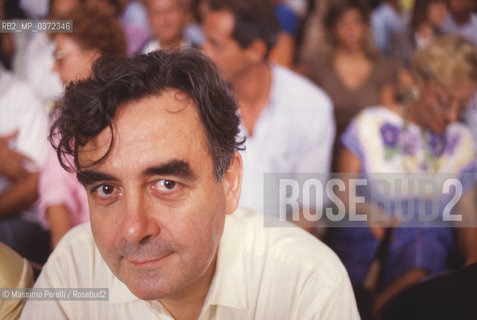 Bernard Pivot, ritratto 1988, Capri, Italia / Bernard Pivot, potrait 1988, Capri, Italia. ©Massimo Perelli/Rosebud2