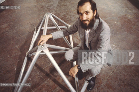 Renzo Piano, architetto, ritratto 1983, Roma, Italia / Renzo Piano, architet, potrait 1983, Rome, Italy. ©Massimo Perelli/Rosebud2