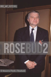 Luc Montagnier, scienziato, ritratto 1989, Vaticano / Luc Montagnier, scientist, potrait 1989, Vaticano. ©Massimo Perelli/Rosebud2