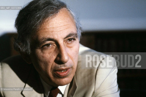 Robert Gallo,scienziato su aids.ritratto 1989, Roma, Italia / Robert Gallo,scientist on aids, potrait 1989, Rome, Italy. ©Massimo Perelli/Rosebud2