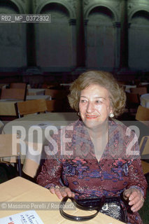 Maria Luisa Spaziani, scrittrice, ritratto 1989, Roma, Italia / Maria Luisa Spaziani, writer, potrait 1989, Rome, Italy. ©Massimo Perelli/Rosebud2