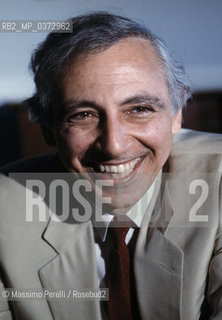 Robert Gallo,scienziato su aids.ritratto 1989, Roma, Italia / Robert Gallo, scientist on aids, potrait 1989, Roma, Italia. ©Massimo Perelli/Rosebud2