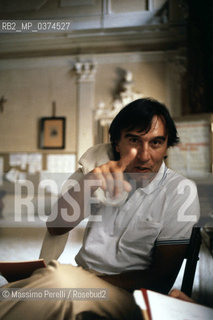 Claudio Abbado, direttore, musica classica, ritratto 1984, Pesaro, Italia / Claudio Abbado, director, classic music, potrait 1984, Pesaro, Italy. ©Massimo Perelli/Rosebud2