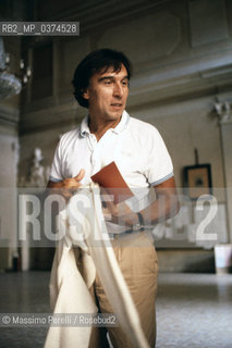 Claudio Abbado, direttore, musica classica, ritratto 1984, Pesaro, Italia / Claudio Abbado, director, classic music, potrait 1984, Pesaro, Italy. ©Massimo Perelli/Rosebud2