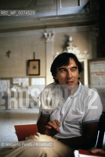 Claudio Abbado, direttore, musica classica, ritratto 1984, Pesaro, Italia / Claudio Abbado, director, classic music, potrait 1984, Pesaro, Italy. ©Massimo Perelli/Rosebud2