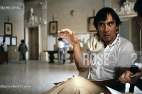 Claudio Abbado, direttore, musica classica, ritratto 1984, Pesaro, Italia / Claudio Abbado, director, classic music, potrait 1984, Pesaro, Italy. ©Massimo Perelli/Rosebud2