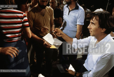 Claudio Abbado, direttore, musica classica, ritratto 1984, Pesaro, Italia / Claudio Abbado, director, classic music, potrait 1984, Pesaro, Italy. ©Massimo Perelli/Rosebud2