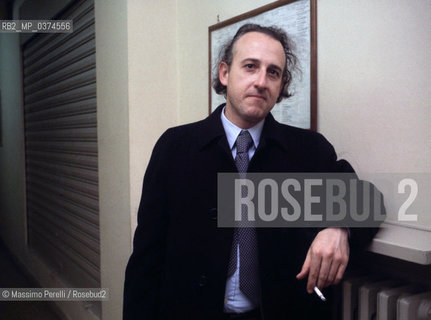 Maurizio Pollini, pianista, musica classica, ritratto 1986, Roma, Italia / Maurizio Pollini, pianist, classic music, potrait 1986, Rome, Italy. ©Massimo Perelli/Rosebud2