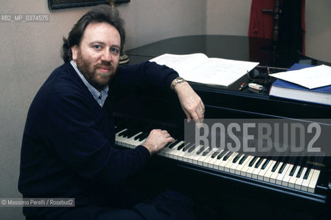 Riccardo Chailly, direttore, musica classica, ritratto 1994, Roma, Italia / Riccardo Chailly, director, classic music, potrait 1994, Rome, Italy. ©Massimo Perelli/Rosebud2