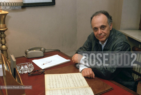 Lorin Maazel, direttore, musica classica, ritratto 1992, Roma, Italia / Lorin Maazel, director, classic music, potrait 1992, Rome, Italy. ©Massimo Perelli/Rosebud2