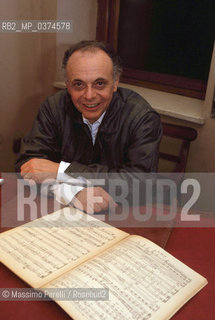 Lorin Maazel, direttore, musica classica, ritratto 1992, Roma, Italia / Lorin Maazel, director, classic music, potrait 1992, Rome, Italy. ©Massimo Perelli/Rosebud2