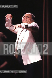 Lorin Maazel, direttore, musica classica, ritratto 1992, Roma, Italia / Lorin Maazel, director, classic music, potrait 1992, Rome, Italy. ©Massimo Perelli/Rosebud2