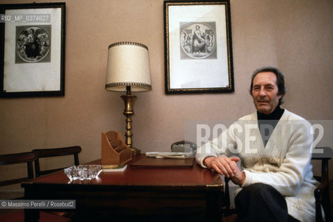 Carlo Maria Giulini, direttore, musica classica, ritratto 1989, Roma, Italia / Carlo Maria Giulini, director, classic music, potrait 1989, Rome, Italy. ©Massimo Perelli/Rosebud2