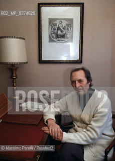 Carlo Maria Giulini, direttore, musica classica, ritratto 1989, Roma, Italia / Carlo Maria Giulini, director, classic music, potrait 1989, Rome, Italy. ©Massimo Perelli/Rosebud2