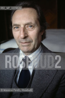 Carlo Maria Giulini, direttore, musica classica, ritratto 1989, Roma, Italia / Carlo Maria Giulini, director, classic music, potrait 1989, Rome, Italy. ©Massimo Perelli/Rosebud2