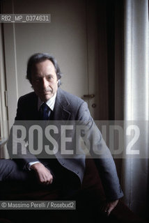 Carlo Maria Giulini, direttore, musica classica, ritratto 1989, Roma, Italia / Carlo Maria Giulini, director, classic music, potrait 1989, Rome, Italy. ©Massimo Perelli/Rosebud2