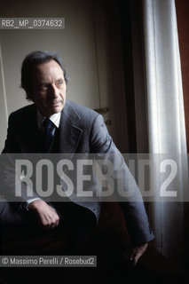 Carlo Maria Giulini, direttore, musica classica, ritratto 1989, Roma, Italia / Carlo Maria Giulini, director, classic music, potrait 1989, Rome, Italy. ©Massimo Perelli/Rosebud2