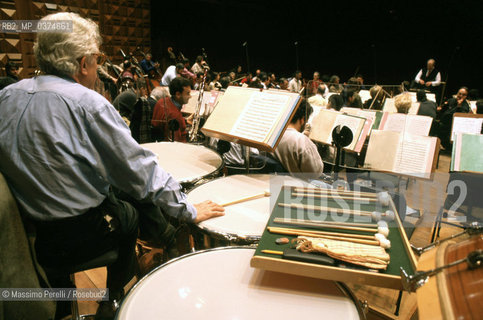 Wolfgang Sawallisch, direttore, musica classica, ritratto 1985, Roma, Italia / Wolfgang Sawallisch, director, classic music, potrait 1985, Rome, Italy. ©Massimo Perelli/Rosebud2