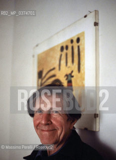 John Cage, compositore, musica contemporanea, ritratto 1984, Roma, Italia / John Cage, composer, contemporary music, potrait 1984, Rome, Italy. ©Massimo Perelli/Rosebud2