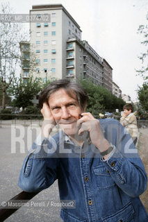 John Cage, compositore, musica contemporanea, ritratto 1984, Roma, Italia / John Cage, composer, contemporary music, potrait 1984, Rome, Italy. ©Massimo Perelli/Rosebud2