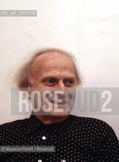 Yehudy Menuhin, violinista, musica classica, ritratto 1987, Roma, Italia / Yehudy Menuhin, violinist, classic music, potrait 1987, Rome, Italy. ©Massimo Perelli/Rosebud2