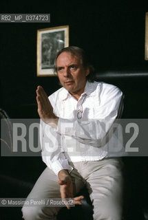 Karlheinz Stockhausen, compositore, musica contemporanea, ritratto 1983, Roma, Italia / Karlheinz Stockhausen, composer, contemporary music, potrait 1983, Rome, Italy. ©Massimo Perelli/Rosebud2