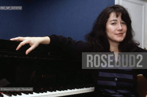 Martha Algerich, pianista, musica classica, ritratto 1983, Roma, Italia / Martha Algerich, pianist, classic music, potrait 1983, Rome, Italy. ©Massimo Perelli/Rosebud2