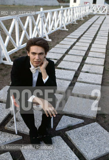 Ivo Pogorelich, pianista, musica classica, ritratto 1983, Roma, Italia / Ivo Pogorelich, pianist, classic music, potrait 1983, Rome, Italy. ©Massimo Perelli/Rosebud2