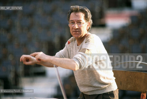 Jurij Temirkanov, direttore, musica classica, ritratto 1992, Roma, Italia / Jurij Temirkanov, director, classic music, potrait 1992, Rome, Italy. ©Massimo Perelli/Rosebud2