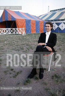 Ivo Pogorelich, pianista, musica classica, ritratto 1983, Roma, Italia / Ivo Pogorelich, pianist, classic music, potrait 1983, Rome, Italy. ©Massimo Perelli/Rosebud2