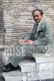 Pierre Boulez, direttore, musica classica, ritratto 1991, Roma, Italia / Pierre Boulez, director, classic music, potrait 1991, Rome, Italy. ©Massimo Perelli/Rosebud2