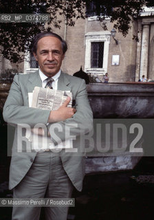 Pierre Boulez, direttore, musica classica, ritratto 1991, Roma, Italia / Pierre Boulez, director, classic music, potrait 1991, Rome, Italy. ©Massimo Perelli/Rosebud2