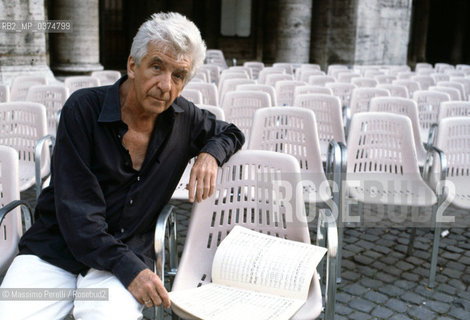 Peter Maag, direttore, musica classica, ritratto 1993, Roma, Italia / Peter Maag, director, classic music, potrait 1993, Rome, Italy. ©Massimo Perelli/Rosebud2