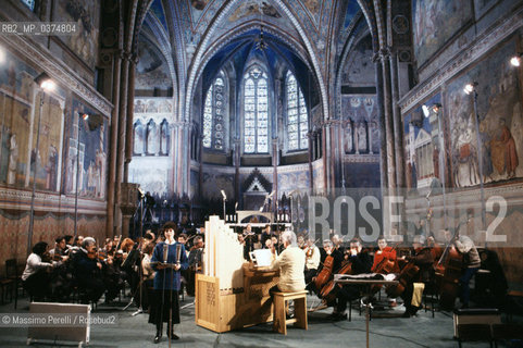 Peter Maag, direttore, musica classica, ritratto 1993, Assisi, Italia / Peter Maag, director, classic music, potrait 1993, Assisi, Italy. ©Massimo Perelli/Rosebud2