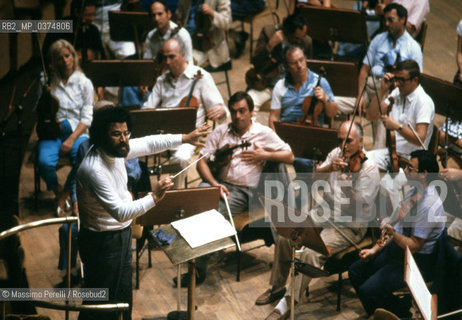 Giuseppe Sinopoli, direttore, musica classica, ritratto 1983, Roma, Italia / Giusepe Sinopoli, director, classic music, potrait 1983, Rome, Italy. ©Massimo Perelli/Rosebud2