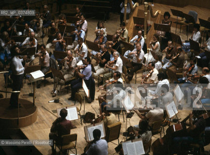 Giuseppe Sinopoli, direttore, musica classica, ritratto 1983, Roma, Italia / Giusepe Sinopoli, director, classic music, potrait 1983, Rome, Italy. ©Massimo Perelli/Rosebud2