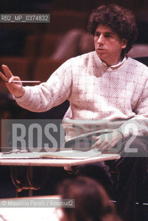 Gabriele Ferro, direttore, musica classica, ritratto 1992, Roma,Italia / Gabriele Ferro, director, classic music, potrait 1992, Rome, Italy. ©Massimo Perelli/Rosebud2