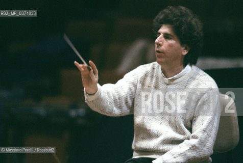 Gabriele Ferro, direttore, musica classica, ritratto 1992, Roma,Italia / Gabriele Ferro, director, classic music, potrait 1992, Rome, Italy. ©Massimo Perelli/Rosebud2