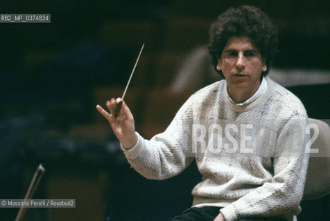 Gabriele Ferro, direttore, musica classica, ritratto 1992, Roma,Italia / Gabriele Ferro, director, classic music, potrait 1992, Rome, Italy. ©Massimo Perelli/Rosebud2