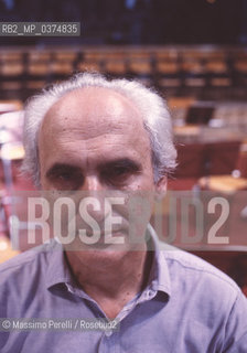 Massimo Pradella, direttore, musica classica, ritratto 1992, Roma, Italia / Massimo Pradella, director, classic music, potrait 1992, Rome, Italy. ©Massimo Perelli/Rosebud2