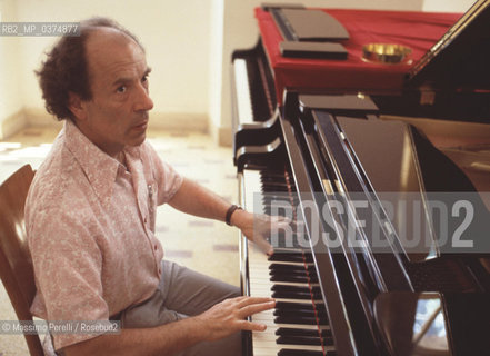 Paul Badura Skoda, pianista, musica classica, ritratto 1989, Assisi, Italia / Paul Badura Skoda, pianist, classic music, potrait 1989, Assisi, Italy. ©Massimo Perelli/Rosebud2