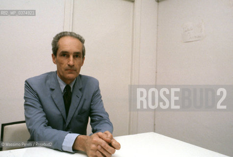 Gustav Leonhardt, pianista, musica classica, ritratto 1988, Roma, Italia / Gustav Leonhardt, pianist, classic music, potrait 1988, Rome, Italy. ©Massimo Perelli/Rosebud2